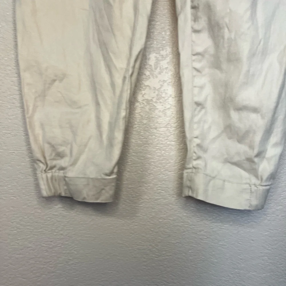 Aritzia Babaton Dexter Pants Linen Blend Light Beige Cream Joggers XS Minimalist